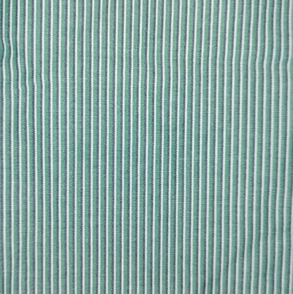 IZOD Green Striped Button Down Shirt Men's Size XL - Picture 5 of 6